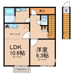 イーストプラザの物件間取画像